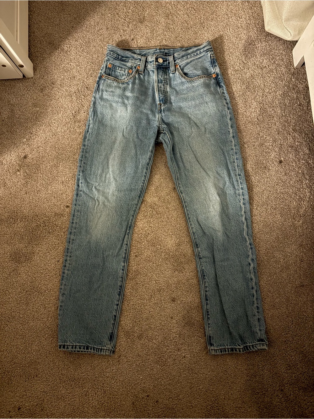 Levi's Women's Light Blue Straight Leg Jeans